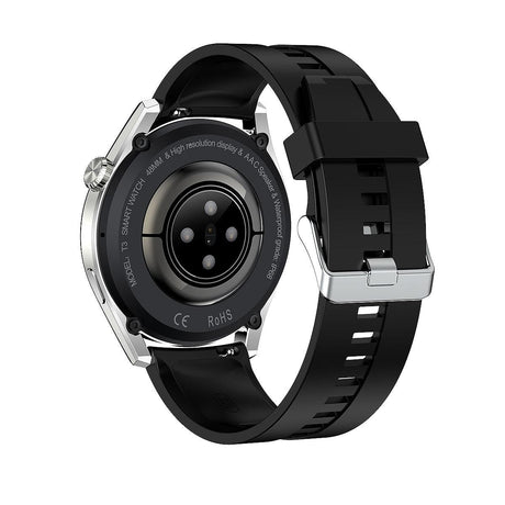 Waterproof Silicone Smartwatch With Colour Display - Silver