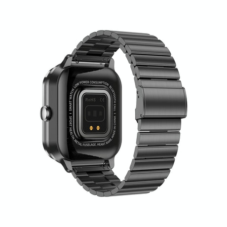 2.01 Inch 2 In 1 Bluetooth Earphone Smart Watch With Nfc & Steel Strap - Space Grey