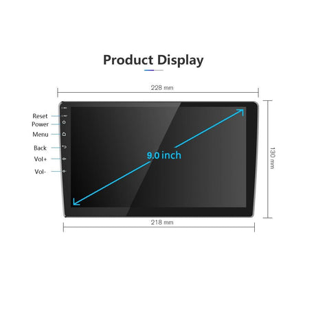 9 Inch Android Carplay Navigation 1 + 32G Screen With Ahd Camera