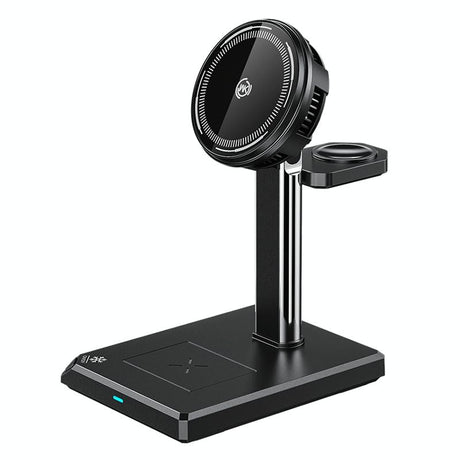 15W 4 In 1 Magnetic Wireless Charger Stand - White