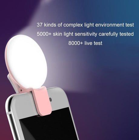 2-Pack Led Selfie Light For Mobile Phone Photography