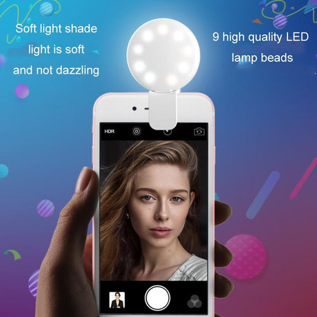 2-Pack Led Selfie Light For Mobile Phone Photography