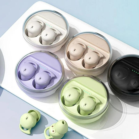 Comfortable Wireless Bluetooth Earphones - Noise Canceling - Skin Colour