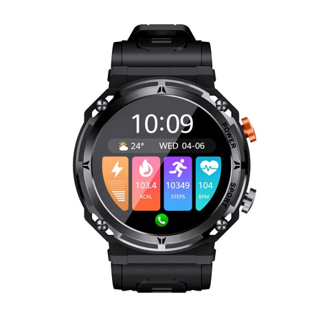 Smart Watch With Heart Rate Blood Pressure And Oxygen Monitoring - Silver