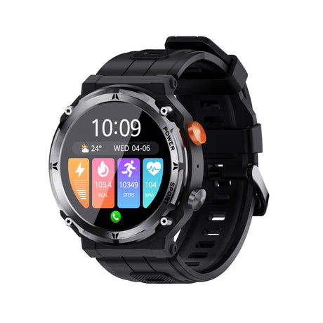 Smart Watch With Heart Rate Blood Pressure And Oxygen Monitoring - Silver