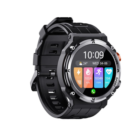 Smart Watch With Heart Rate Blood Pressure And Oxygen Monitoring - Silver