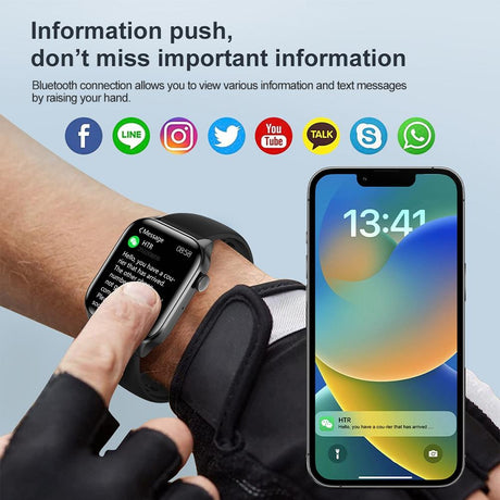 1.85 Inch Ip67 Waterproof Sports Health Monitoring Bluetooth Call Smart Watch - Pink