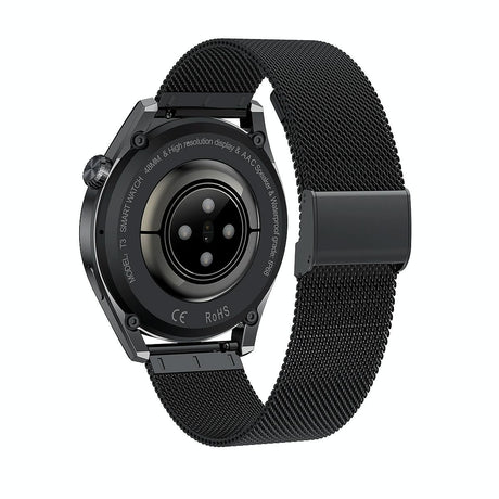 Waterproof Steel Smartwatch With Colour Screen - Ip68 - Silver