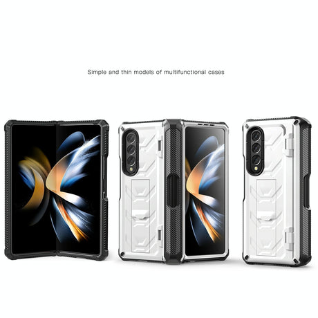 Foldable Shockproof Phone Case for Samsung Galaxy z Fold 4 / 5g - White