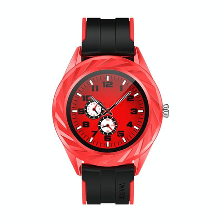 Smart Watch With Bluetooth Call And Health Monitoring - Ip67 Waterproof - Red