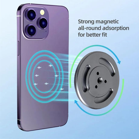 Universal Magnetic Phone Holder For Tripod And Magic Arm