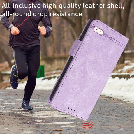 For Samsung Galaxy Z Fold4 5G Leather Flip Case With Magnetic Clasp - Red