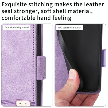 For Samsung Galaxy Z Fold4 5G Leather Flip Case With Magnetic Clasp - Red