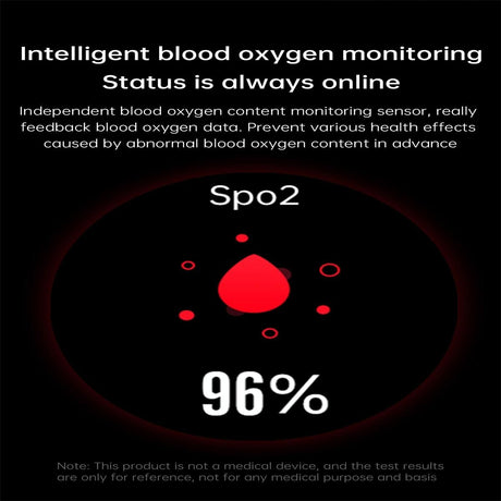 Smart Watch With Heart / Blood Monitoring - Brown