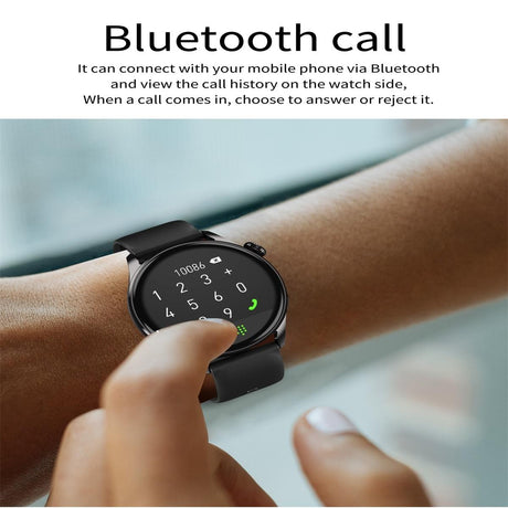 Smart Watch With Heart Rate And Blood Pressure Monitoring - Colour Screen - Silver