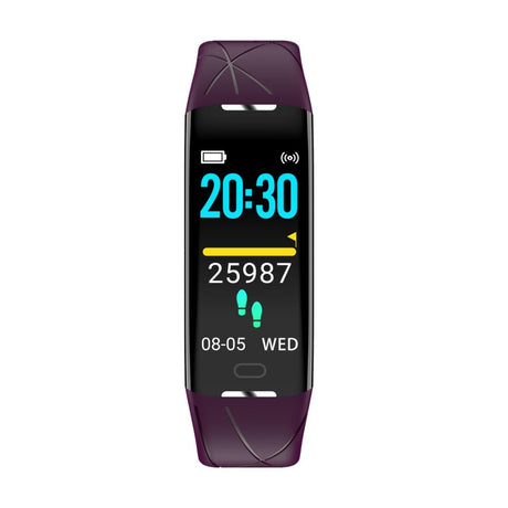 Smart Bracelet With Heart Rate Monitor And Call Reminder - Waterproof - Black