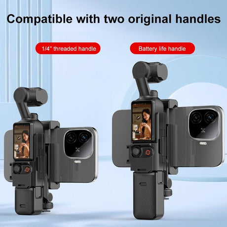 Protective Frame For Dji Osmo Pocket 3 Phone Clamp & Tripod Compatible