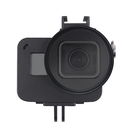 Aluminum Protective Cage With Insurance Frame And 52Mm Uv Lens For Gopro Hero7 / 6 / 5