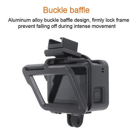 Aluminum Protective Cage With Insurance Frame And 52Mm Uv Lens For Gopro Hero7 / 6 / 5