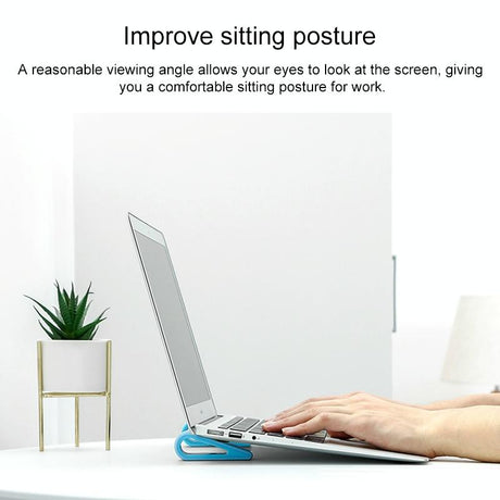 Adjustable Notebook Stand For Improved Cooling And Comfort - Black