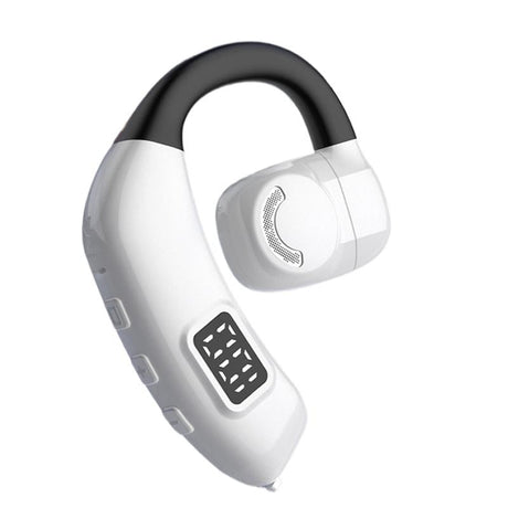 Wireless Earbuds with Digital Display and Stereo Sound - Orange