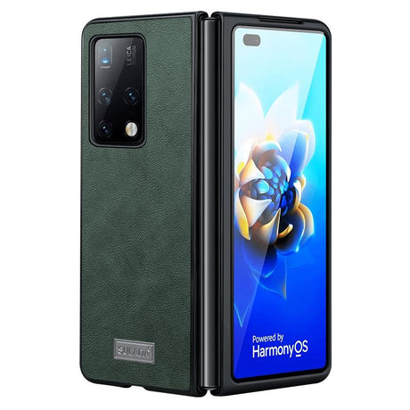 For Samsung Galaxy Z Fold4 5G Samsung Fold 4 Shockproof Tpu Leather Case - Brown