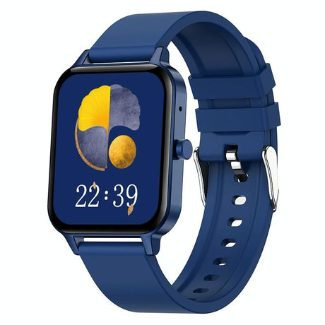 1.69 Inch Ips Touch Screen Ip68 Waterproof Smart Watch Support Sleep Monitoring / Heart Rate Monitoring / Bluetooth Call / Body Temperature Monitoring - Blue