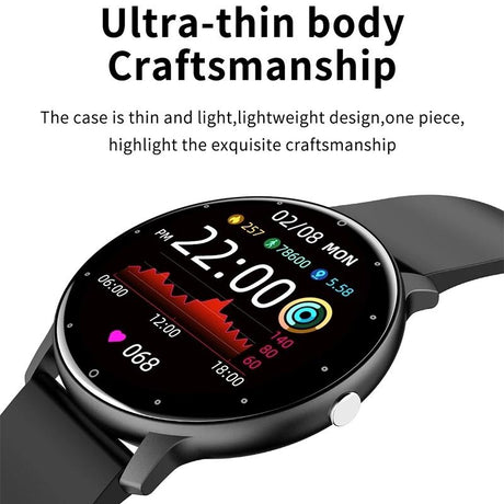Smart Watch With Heart / Bp / Oxygen / Sleep Monitoring - Ip67 Waterproof - Pink