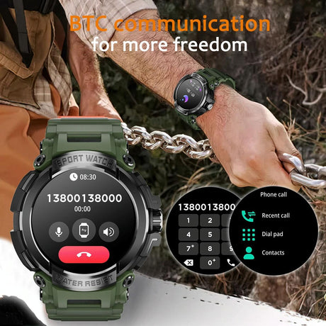 1.5 Inch Colour Screen Bluetooth Smart Watch Health & Sports Monitoring - Orange