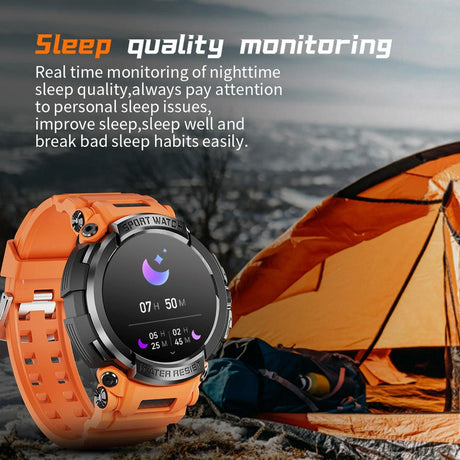 1.5 Inch Colour Screen Bluetooth Smart Watch Health & Sports Monitoring - Orange