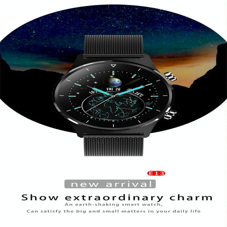Waterproof Smart Watch With Heart / Bp / Oxygen / Sleep Monitoring - Ip68 - Gold