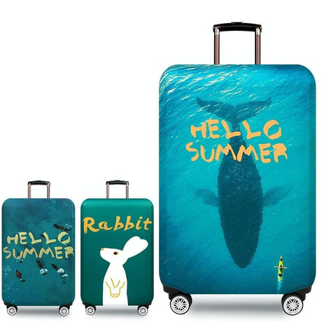 Protective Cover For Trolley Luggage - Durable And Dustproof - Large Size - Summer Sea - S