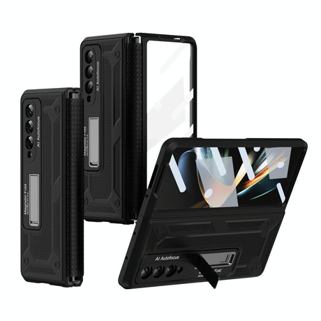 Telescopic Hinge Foldable Phone Case with Stand - 5g - Blue