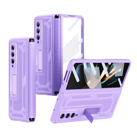 Telescopic Hinge Foldable Phone Case with Stand - 5g - Blue