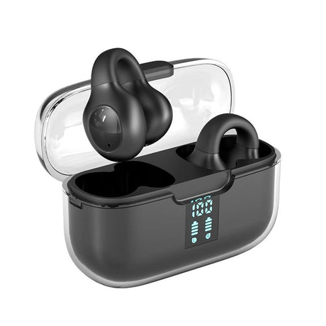 Wireless Bone Conduction Earbuds with Noise Reduction - Pink
