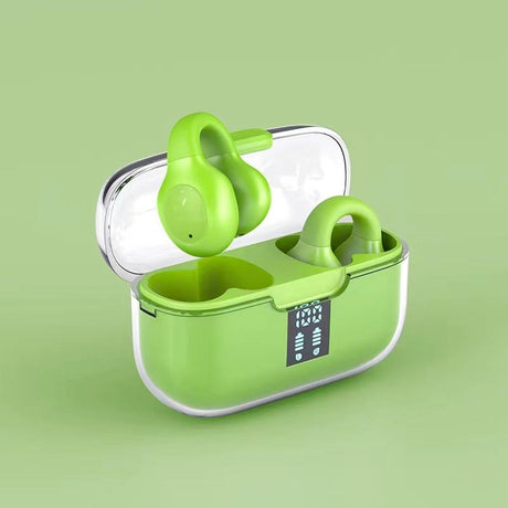 Wireless Bone Conduction Earbuds with Noise Reduction - Pink