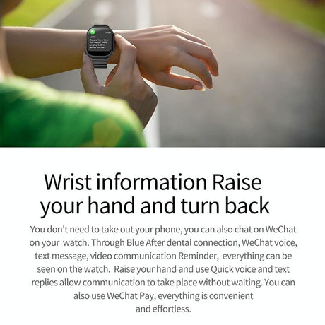 2.01 Inch Bluetooth Call Smart Watch Support Heart Rate / Blood Oxygen - Silver Grey