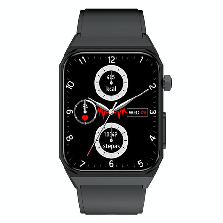 1.91 Inch Waterproof Ecg Smart Watch With Silicone Band Ip68 - Blue