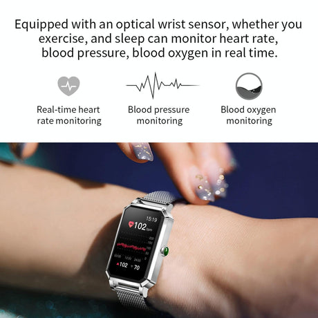 1.13 Inch Women's Smart Watch With Colour Screen & Health Tracking