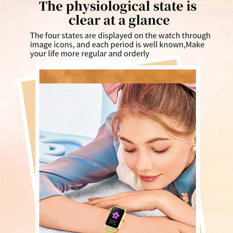 1.13 Inch Women's Smart Watch With Colour Screen & Health Tracking