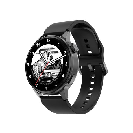 Silicone Band Smart Watch With Colour Screen - Silver