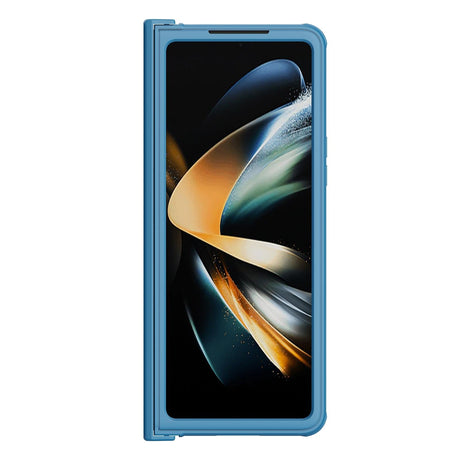 For Samsung Galaxy Z Fold4 5G Mirror Pro Camshield Case Set - Green