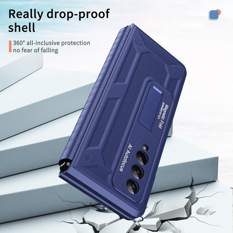 Telescopic Hinge Foldable Phone Case with Stand - 5g - Green