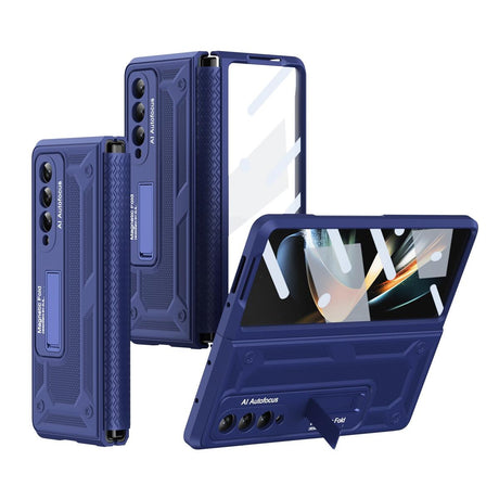 Telescopic Hinge Foldable Phone Case with Stand - 5g - Green