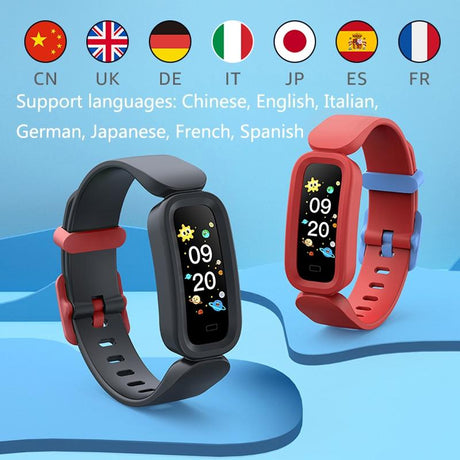 Smart Fitness Bracelet With Bluetooth Sleep Tracking - Purple