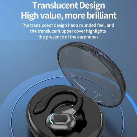 Wireless Bluetooth Earphones with Charging Case - F8 - Green Single Ear