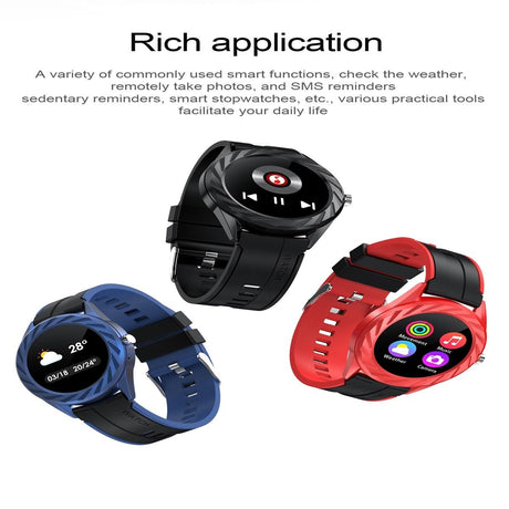 Smart Watch With Bluetooth Call And Health Monitoring - Ip67 Waterproof - Gray