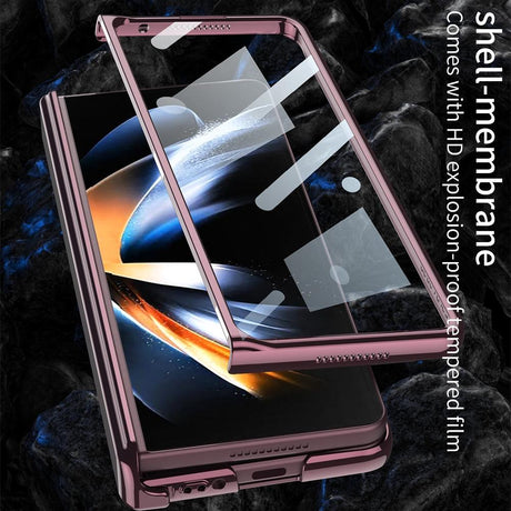 For Samsung Galaxy Z Fold4 5G Magnetic Hinged Case - Black