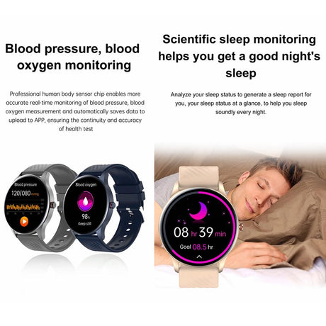 1.43 Inch Amoled Smart Watch With Bt Call & Health Tracking - Blue