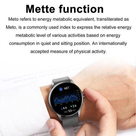 1.43 Inch Amoled Smart Watch With Bt Call & Health Tracking - Blue